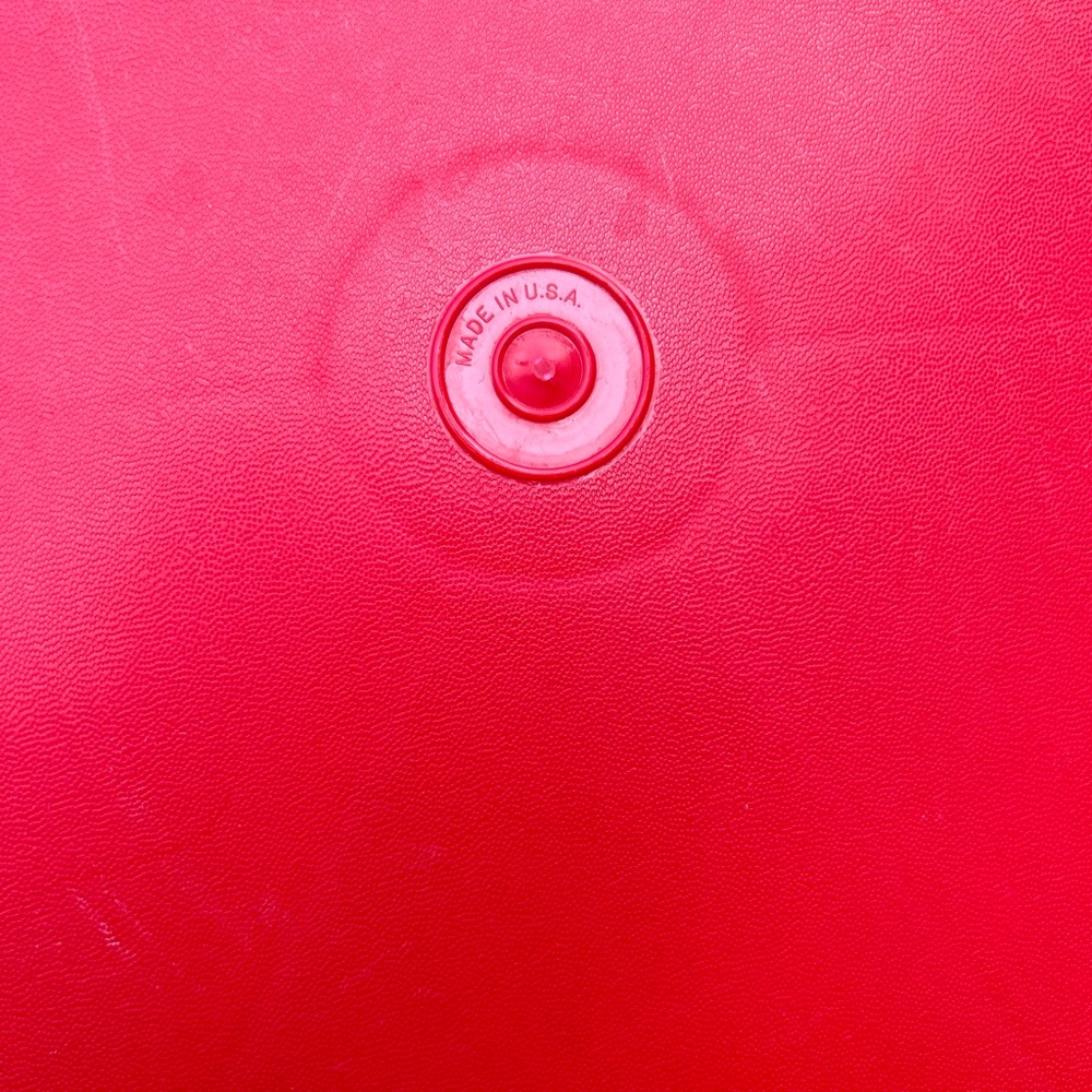 Vintage Tupperware 405-1 Red Divided Tray with Lid - Picture 4 of 6